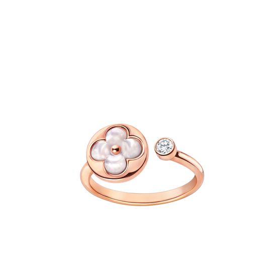 LUXEIFY SUN 1 DIAMOND PINK MOP RING