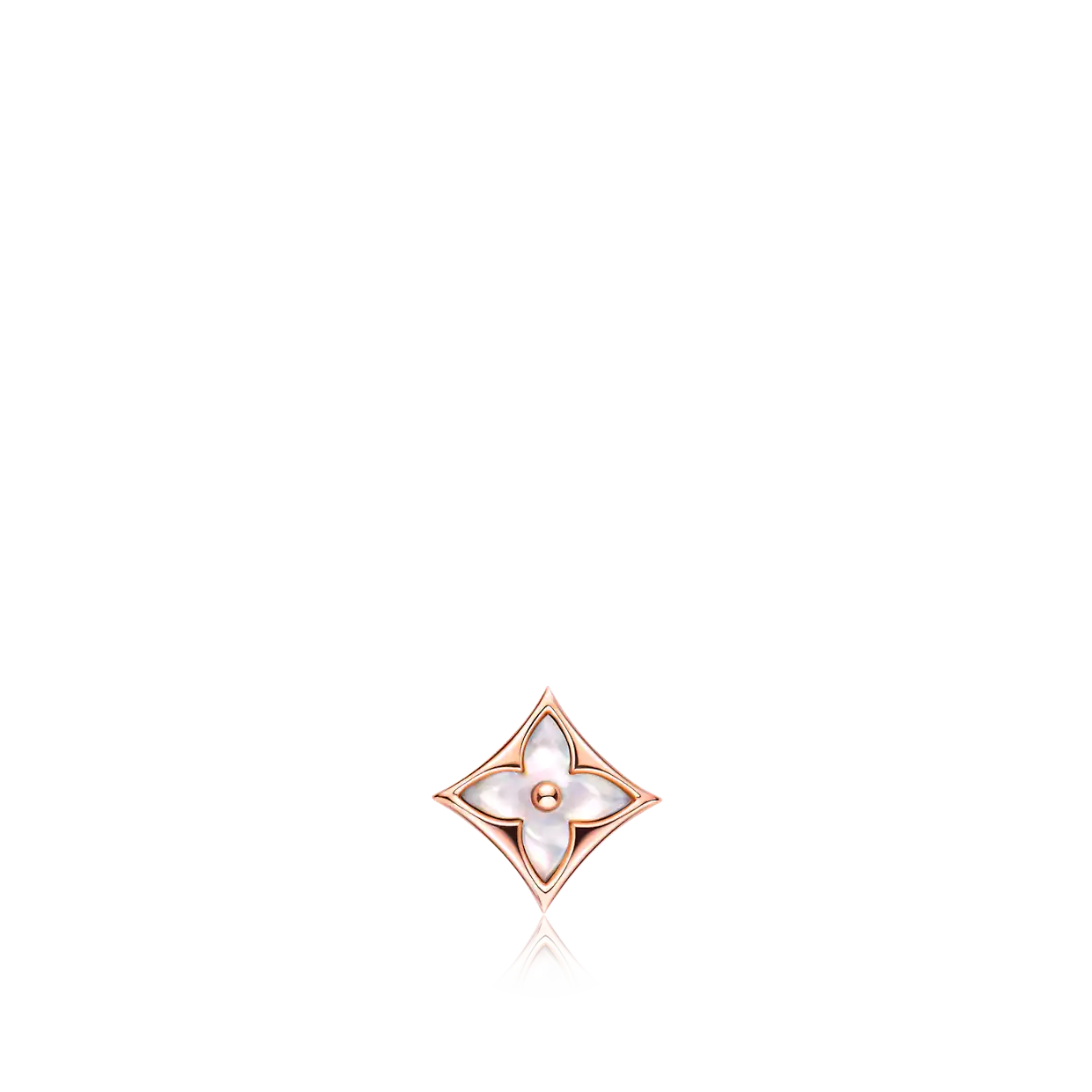 LUXEIFY STAR MOP PINK GOLD EARRINGS