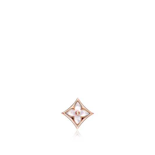 LUXEIFY STAR MOP PINK GOLD EARRINGS