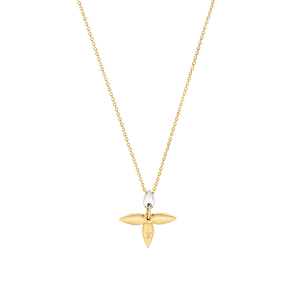 LUXEIFY LOUISETTE PEDANT GOLD NECKLACE