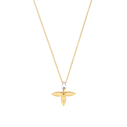 LUXEIFY LOUISETTE PEDANT GOLD NECKLACE