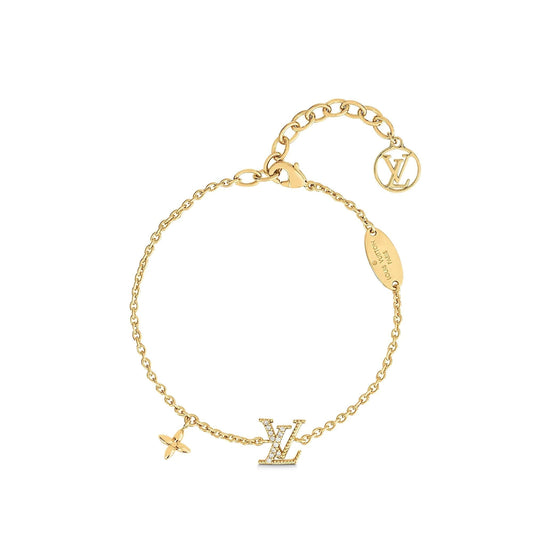 LUXEIFY LOGO STAR MOTIF GOLD BRACELET