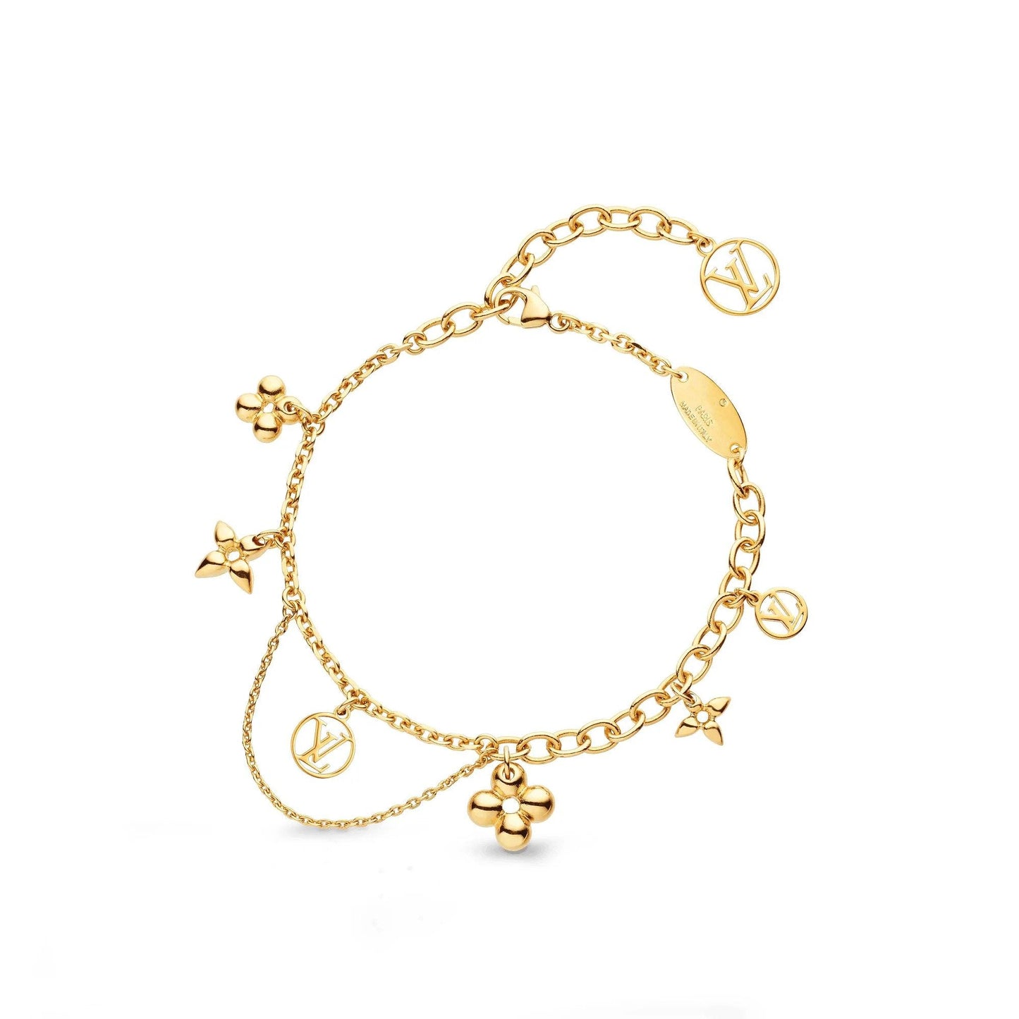 LUXEIFY BLOOMING PINK GOLD MOP BRACELET
