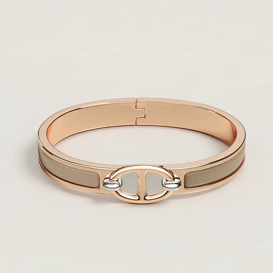LUXEIFY CLIC CHAINE PINK GOLD BRACELET