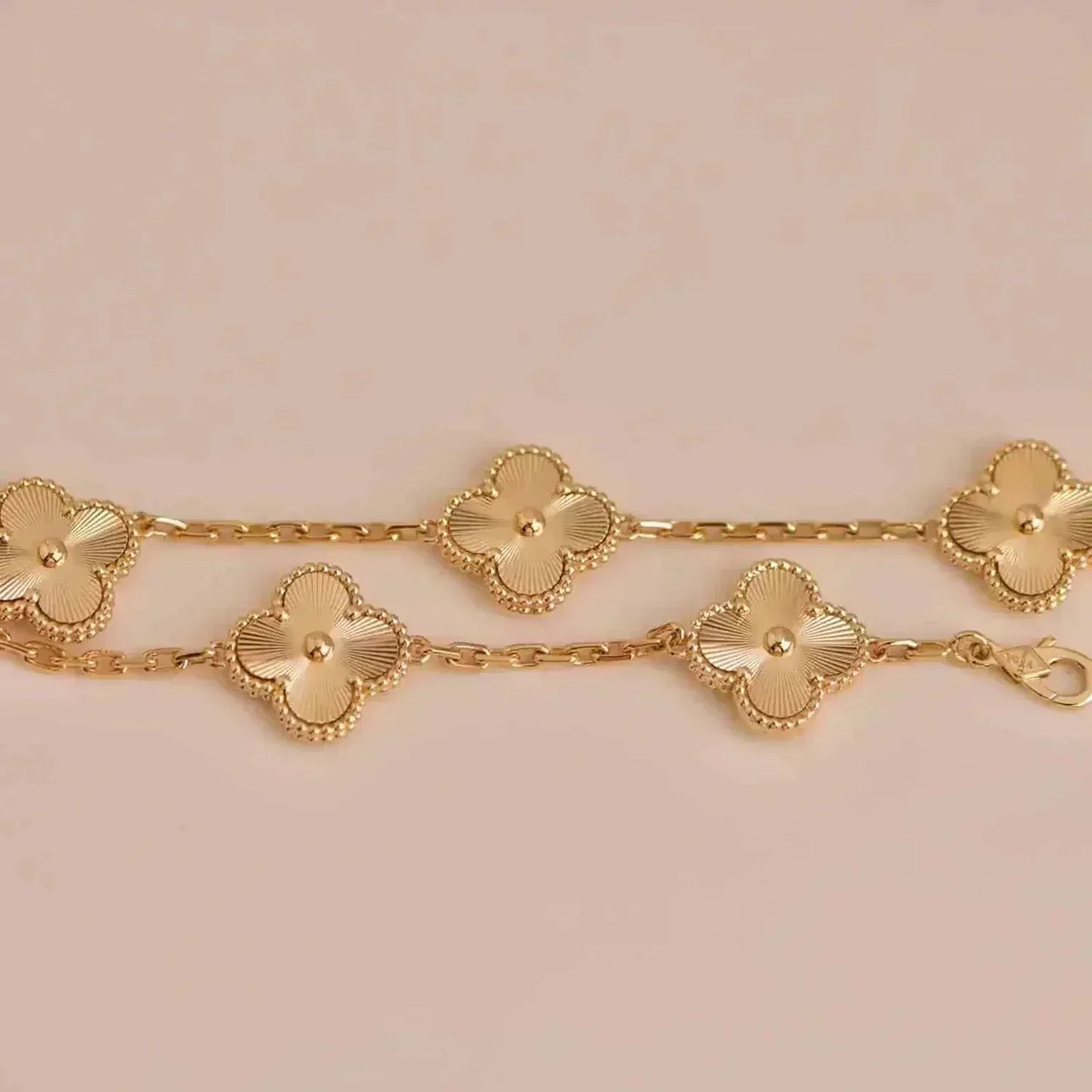 CLOVER 5 FLOWERS LASER BRACELET