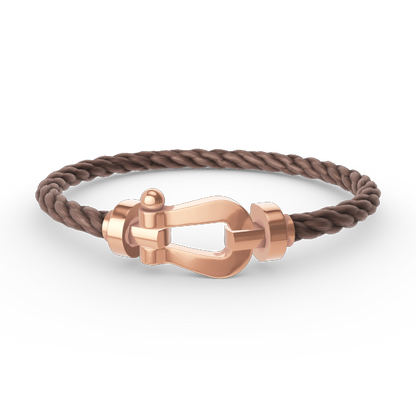 LUXEIFY FORCE LARGE HORSESHOE NO DIAMOND BRACELET ROSE GOLD