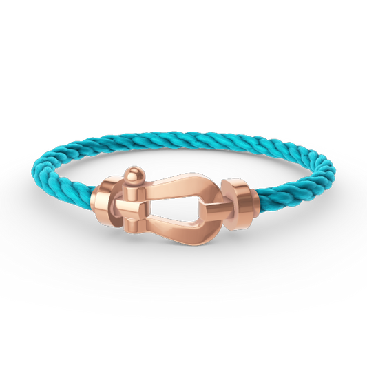 LUXEIFY FORCE LARGE HORSESHOE NO DIAMOND BRACELET ROSE GOLD