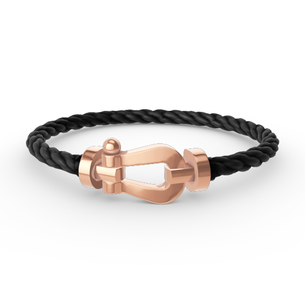 LUXEIFY FORCE LARGE HORSESHOE NO DIAMOND BRACELET ROSE GOLD
