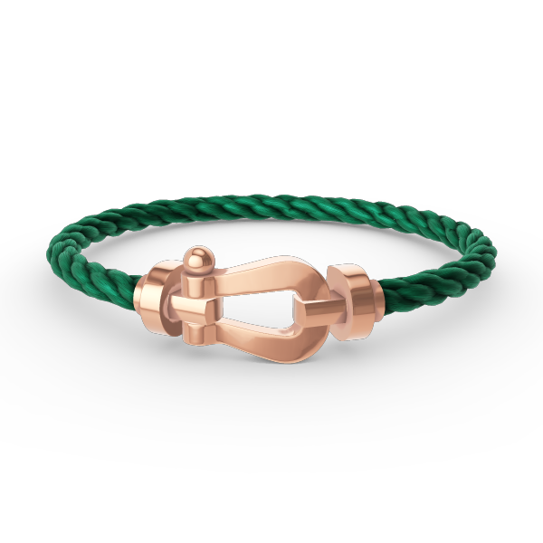 LUXEIFY FORCE LARGE HORSESHOE NO DIAMOND BRACELET ROSE GOLD