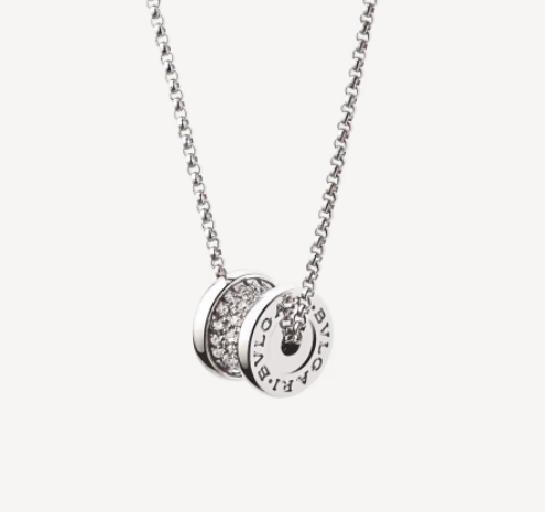LUXEIFY ZERO 1 SILVER DIAMOND NECKLACE