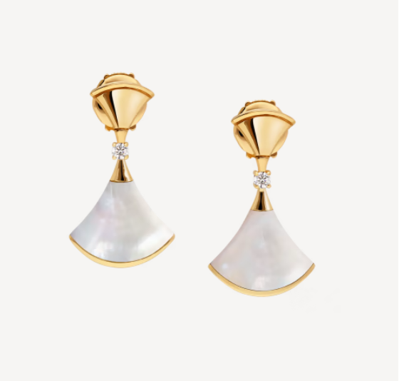 LUXEIFY DREAM MOP 1 DIAMOND EARRINGS