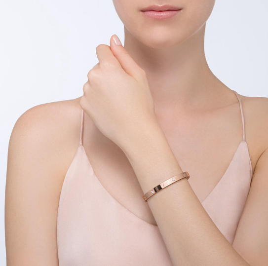 LUXEIFY LOVE BRACELET 6.1MM 4 DIAMONDS