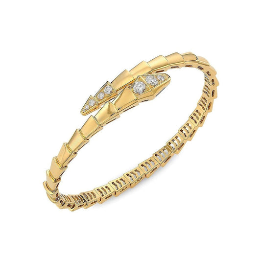 LUXEIFY SERPENTI BRACELET DIAMONDS GOLD