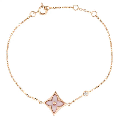 LUXEIFY STAR 1 DIAMOND PINK GOLD BRACELET