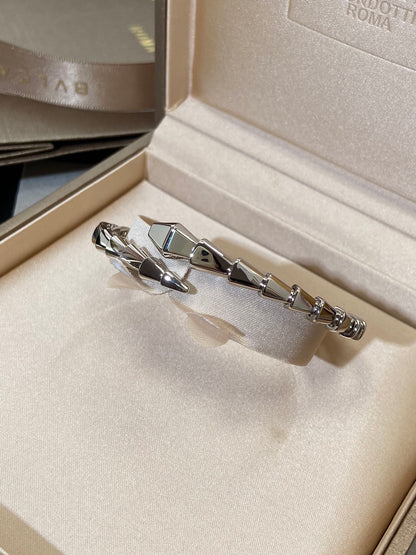 LUXEIFY SERPENTI VIPER SILVER BRACELET
