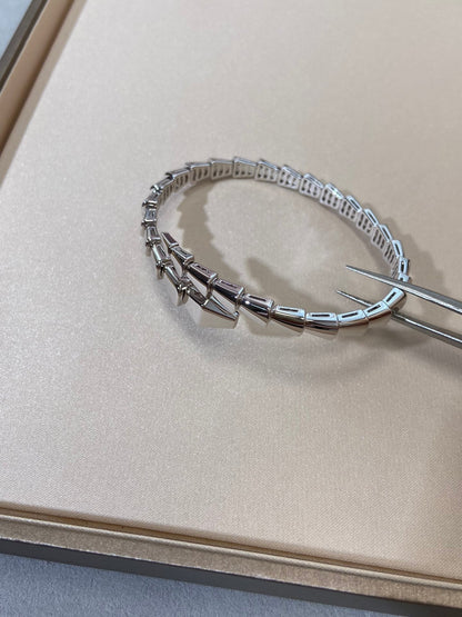 LUXEIFY SERPENTI VIPER SILVER BRACELET