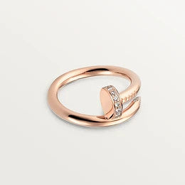 LUXEIFY JUSTE RING 2.65MM PINK GOLD DIAMOND