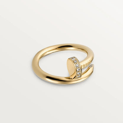 LUXEIFY JUSTE RING 2.65MM GOLD DIAMOND
