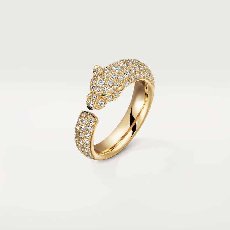 LUXEIFY PANTHERE PINK GOLD DIAMOND RING
